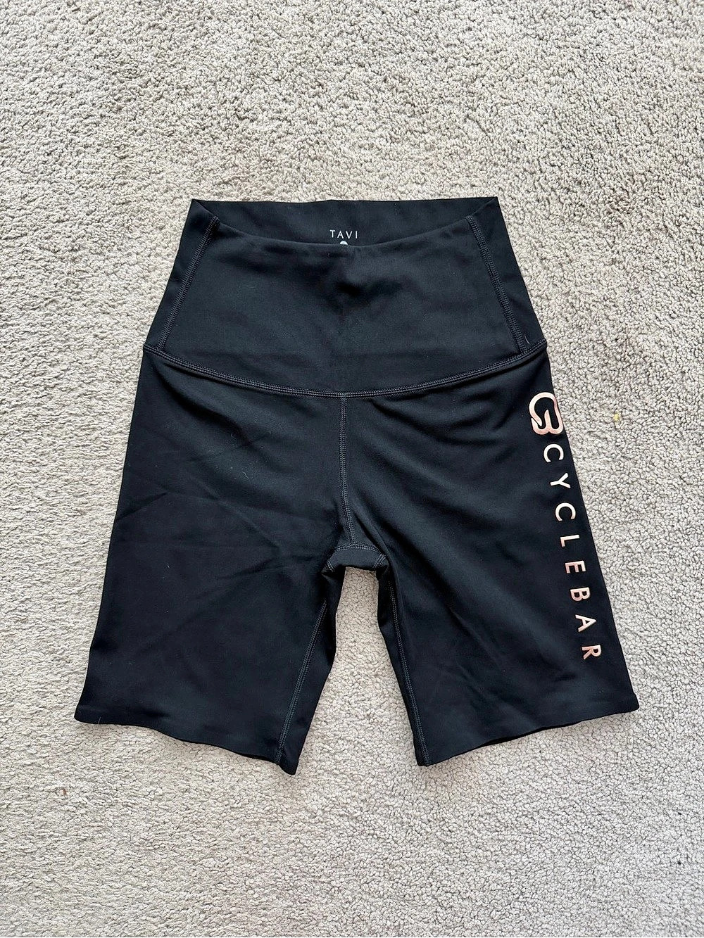 TAVI x CycleBarBike Shorts Black Size Small Like New